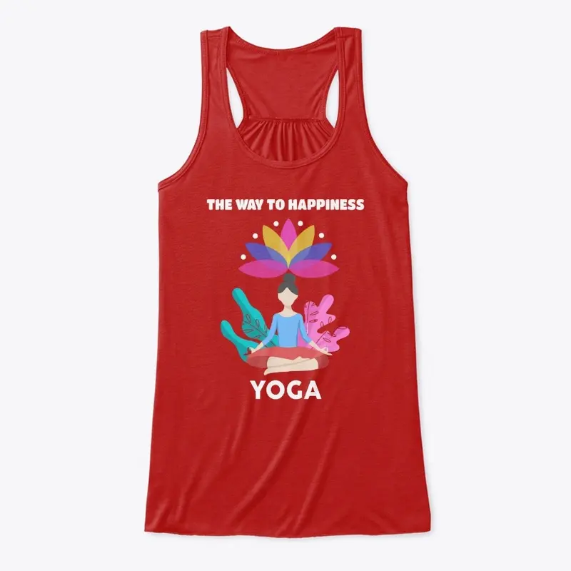 The Way To Happiness Yoga T-shirt