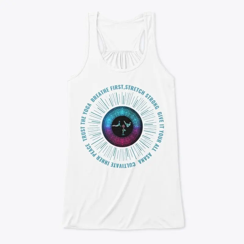 Neon Circle Yoga Asana Shirt