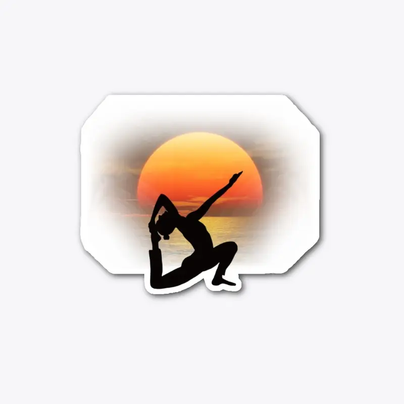 SUNSET LOW CRESCENT LUNGE POSE 