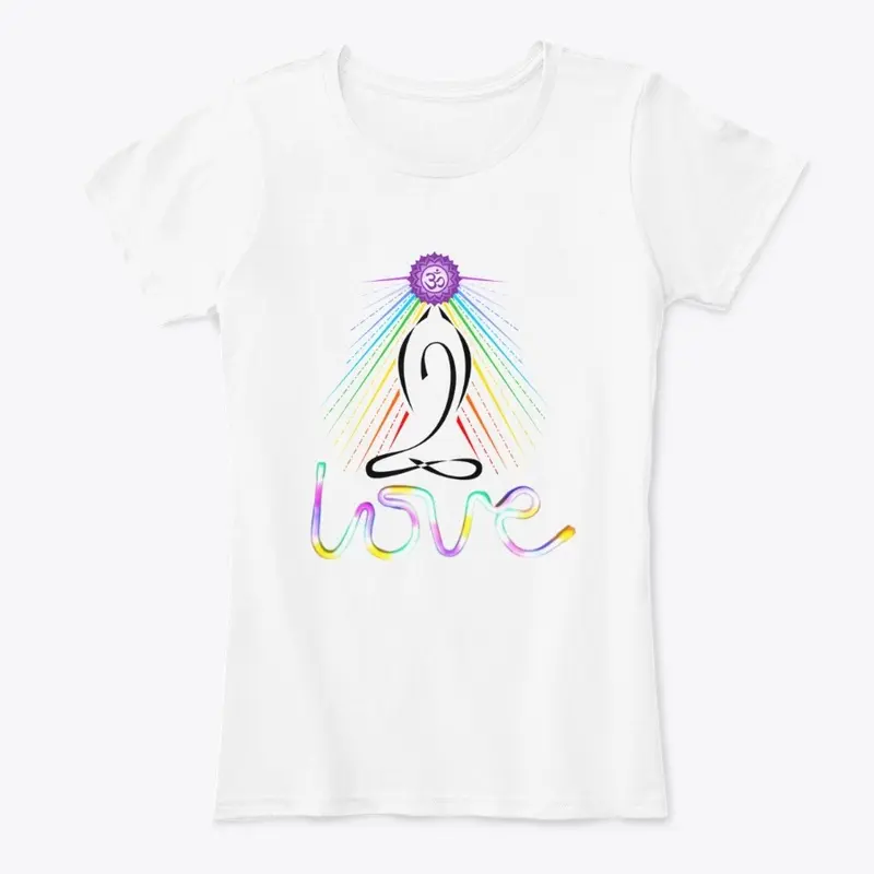 Om Graphic Yoga Love Shirt